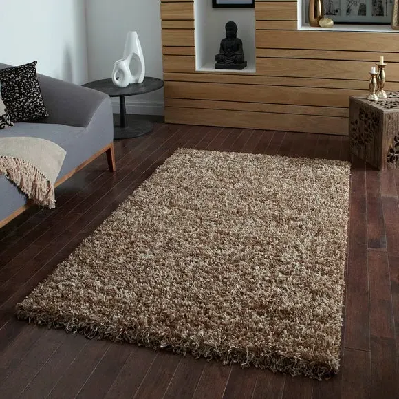 Shaggy Rug with 5cm Pile - Beige image
