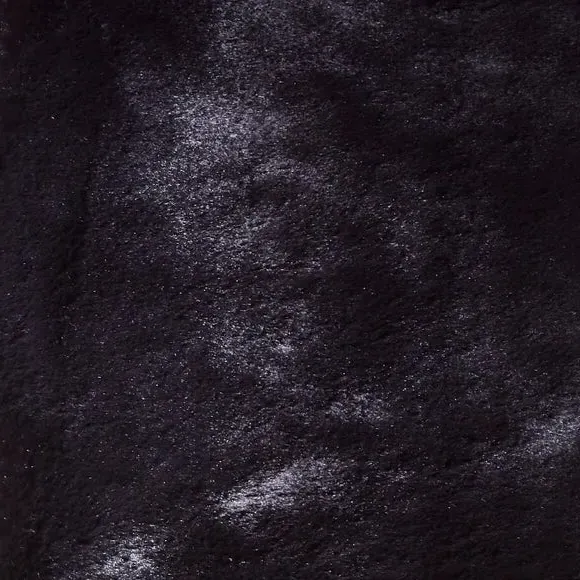 Sheepskin Shape Rug - Black, Faux Sheepskin
