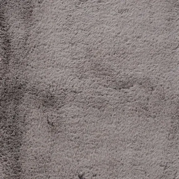 Sheepskin Shape Rug - Grey, Faux Sheepskin