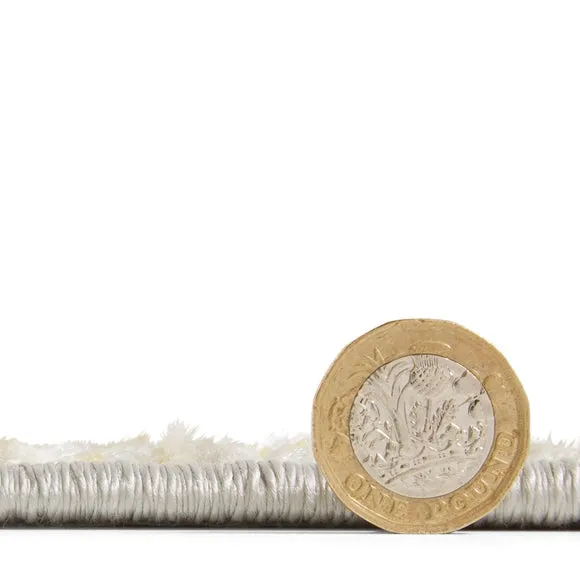 Textured Rug with Metallic Yarn - Gold, Polyester