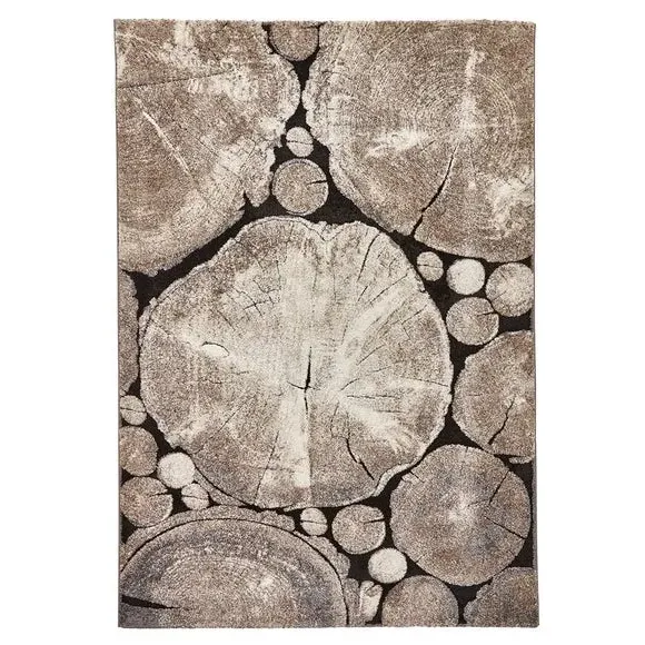 Woodland Rug with Natural Design - Beige