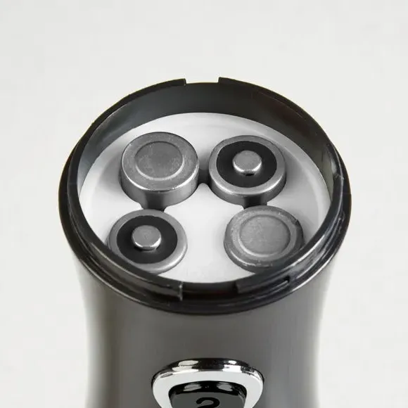 Electric Salt & Pepper Mill Set - Black, ABS