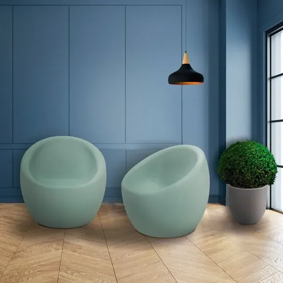 Lounge Chair - Sage, Polyethylene