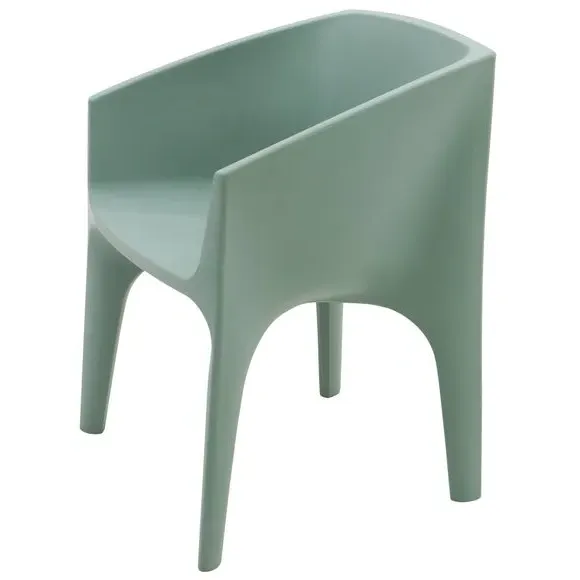 Round Lounge Chair - Sage, Polyethylene