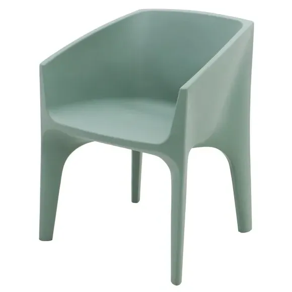 Round Lounge Chair - Sage, Polyethylene