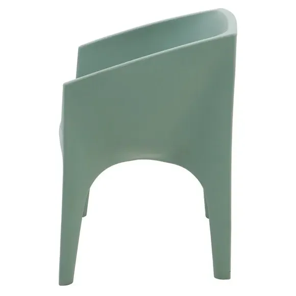 Round Lounge Chair - Sage, Polyethylene