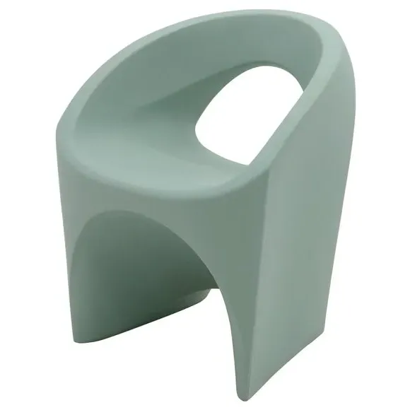 Round Lounge Chair - Sage, Polyethylene