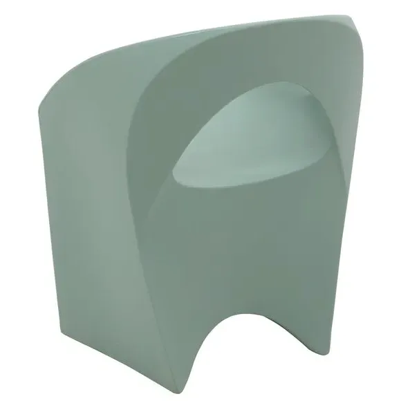 Round Lounge Chair - Sage, Polyethylene