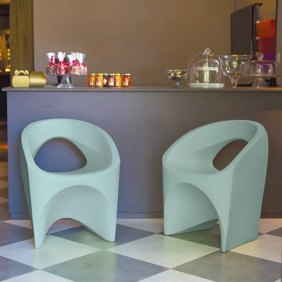 Round Lounge Chair - Sage, Polyethylene image