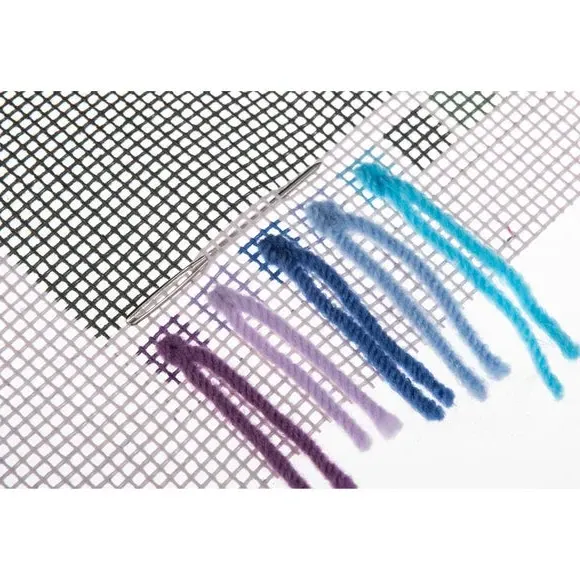 Half Stitch Cushion Kit - Multicolor, Cotton