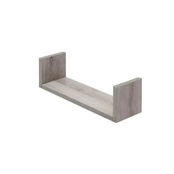 3-Piece U-Shaped Wall Shelves - Ash
