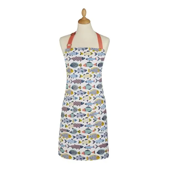 Kitchen Apron with Adjustable Straps - Cotton