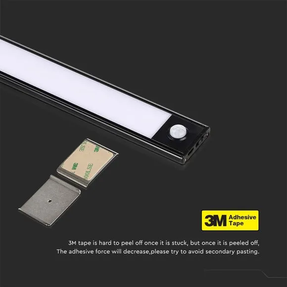 2.5W PIR Motion Sensor Cabinet Light - Black