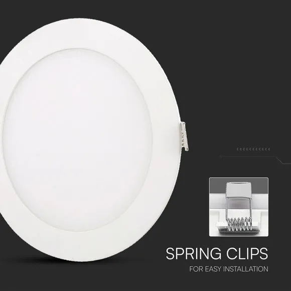 Set of 2 Mini Panel Lights 3W LED - White, Aluminium