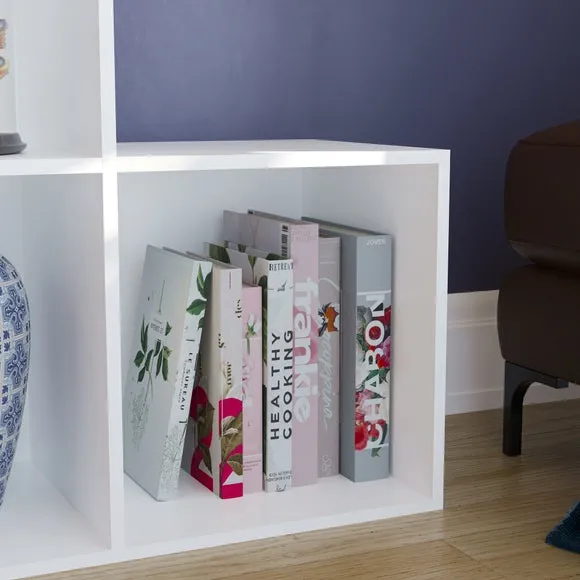 10-Cube Staircase Storage Unit - White