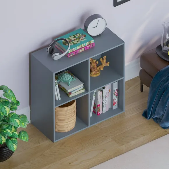 2x2 Cube Storage Unit - Grey