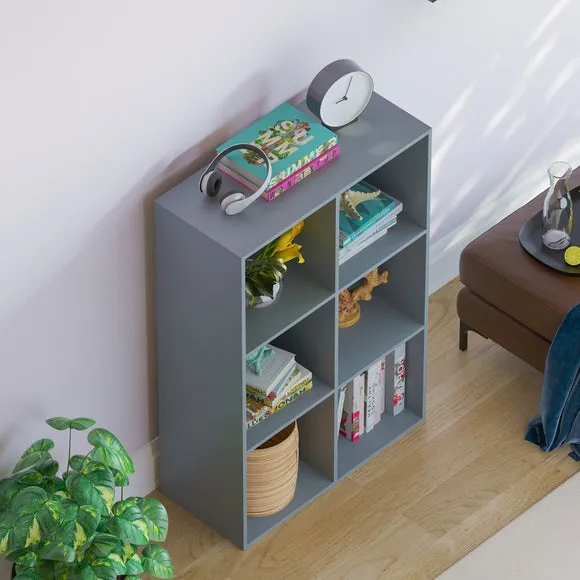 2x3 Cube Storage Unit - Grey