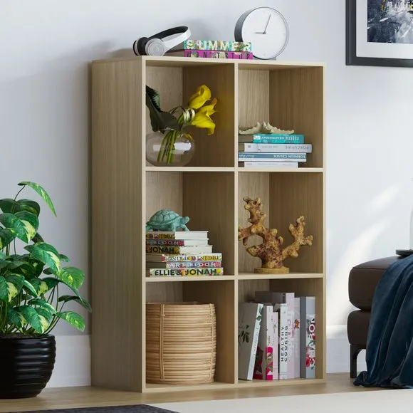 2x3 Cube Storage Unit - Oak