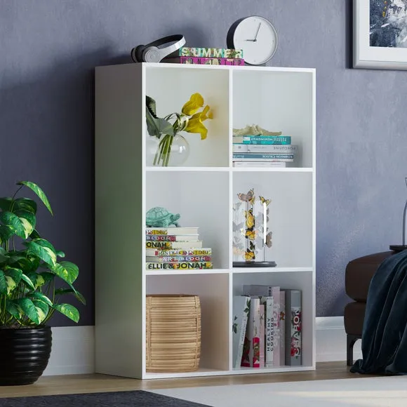 2x3 Cube Storage Unit - White