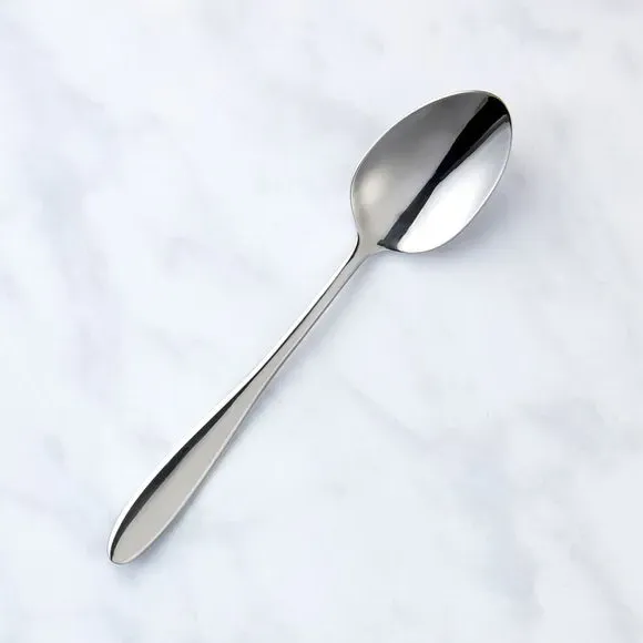 Loose Spoon with Teardrop Handle - Silver Steel image