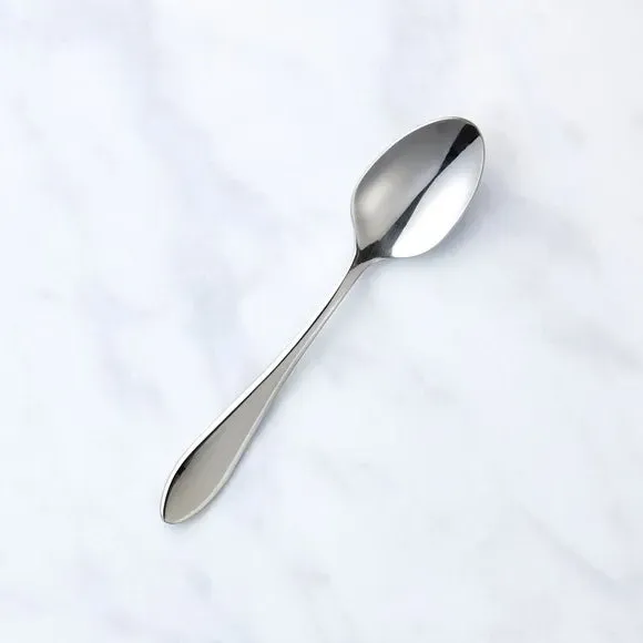 Teaspoon with Teardrop Handle - Silver, Steel image