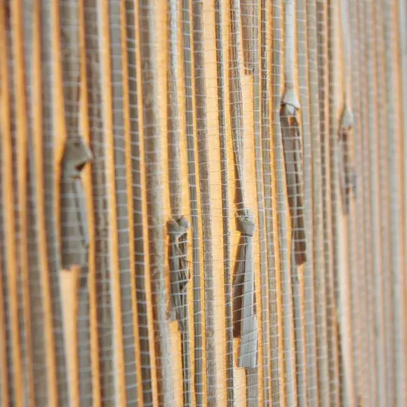 2-Light Linear Ceiling Pendant - Natural Seagrass