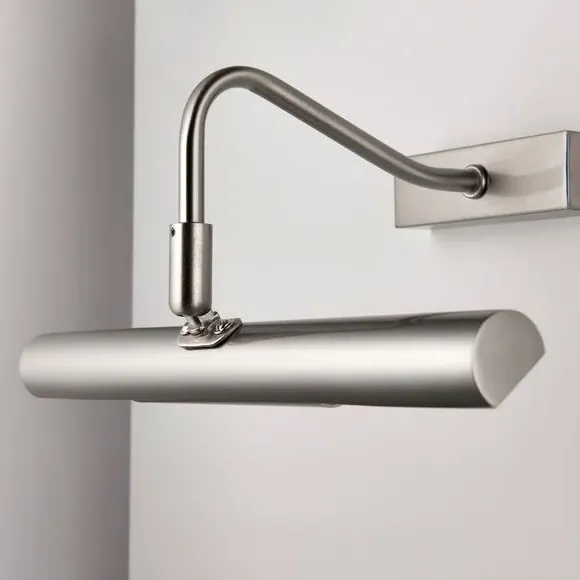 2 Light Picture Wall Light - Chrome, Adjustable