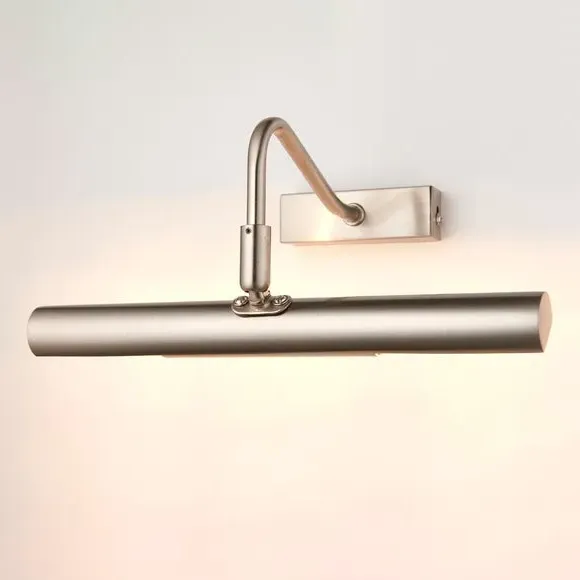 2 Light Picture Wall Light - Chrome, Adjustable image
