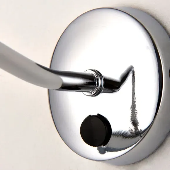 2-Light Picture Wall Light - Chrome, Metal
