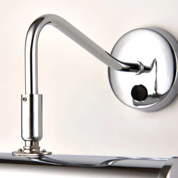 2-Light Picture Wall Light - Chrome, Metal