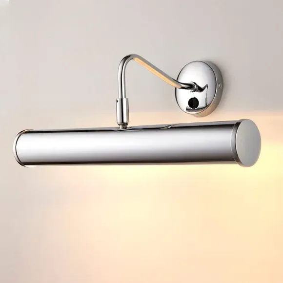 2-Light Picture Wall Light - Chrome, Metal