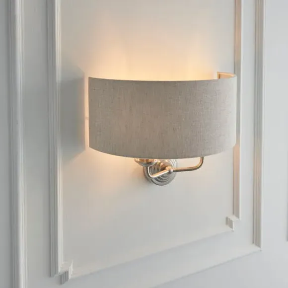 2 Light Wall Light - Chrome, Metal