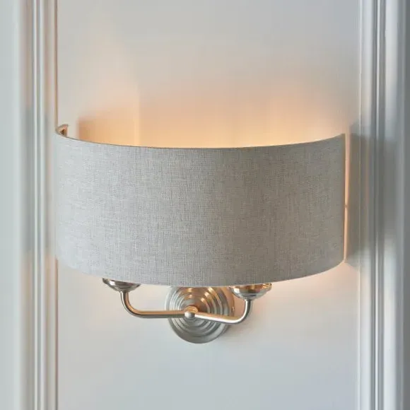 2 Light Wall Light - Chrome, Metal