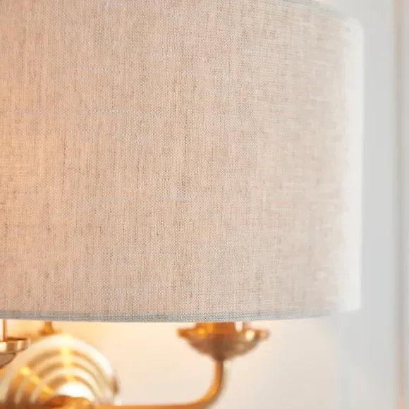 2 Light Wall Light - Gold, Metal