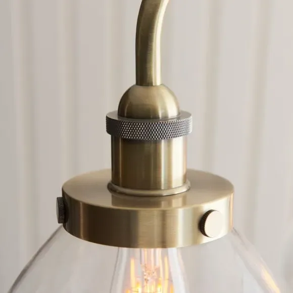 3-Light Adjustable Pendant Light - Gold, Brass