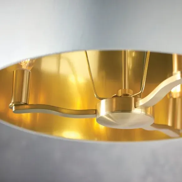 3-Light Pendant Light Traditional - Gold