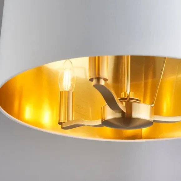 3-Light Pendant Light Traditional - Gold