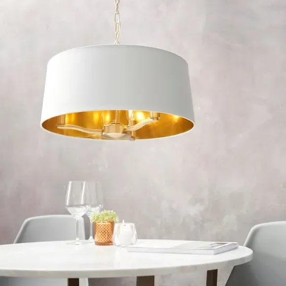 3-Light Pendant Light Traditional - Gold