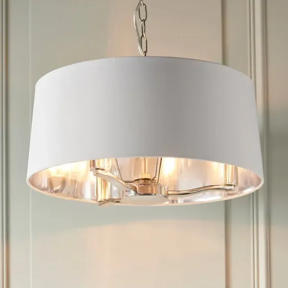 3-Light Pendant Light Traditional - Nickel