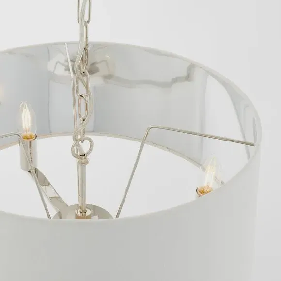 3-Light Pendant Light Traditional - Nickel