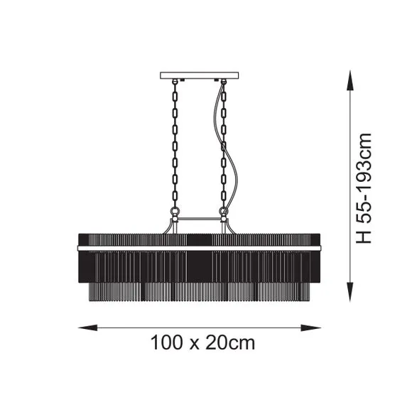 4-Light Adjustable Pendant Light - Gold, Metal