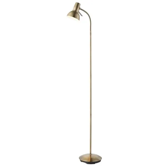 Adjustable Floor Lamp - Antique Brass, Steel image