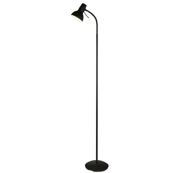 Adjustable Floor Lamp - Black, Steel