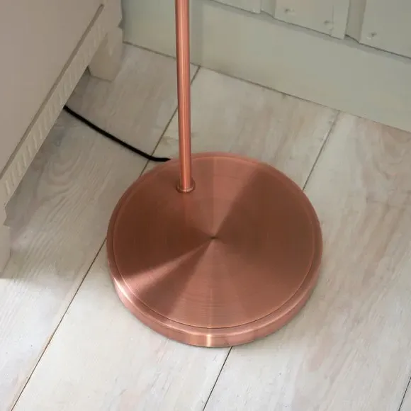 Adjustable Floor Lamp - Copper, Glass
