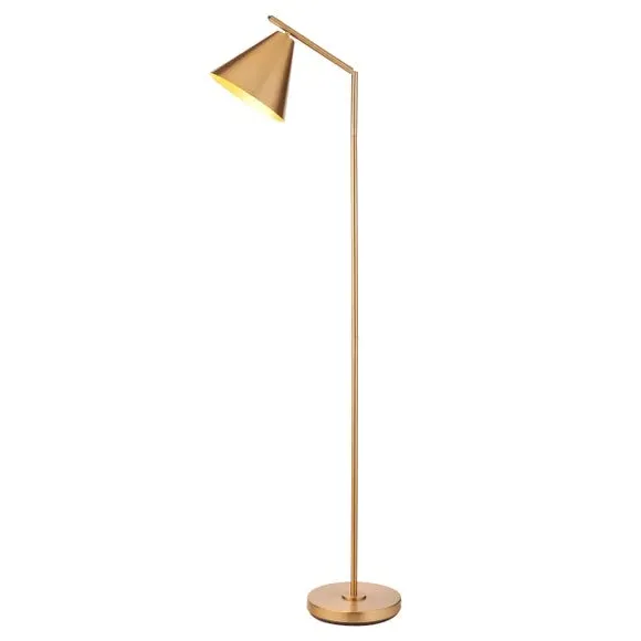 Adjustable Floor Lamp Industrial Style - Gold