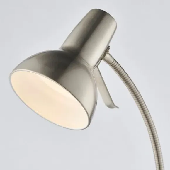 Adjustable Floor Lamp - Satin Nickel, Steel