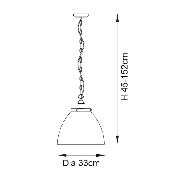 Adjustable Pendant Light - Gold, Metal