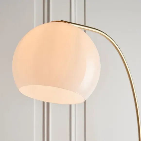 Arched Floor Lamp - Gold, Marble