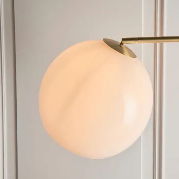 Arched Floor Lamp - Gold, Marble