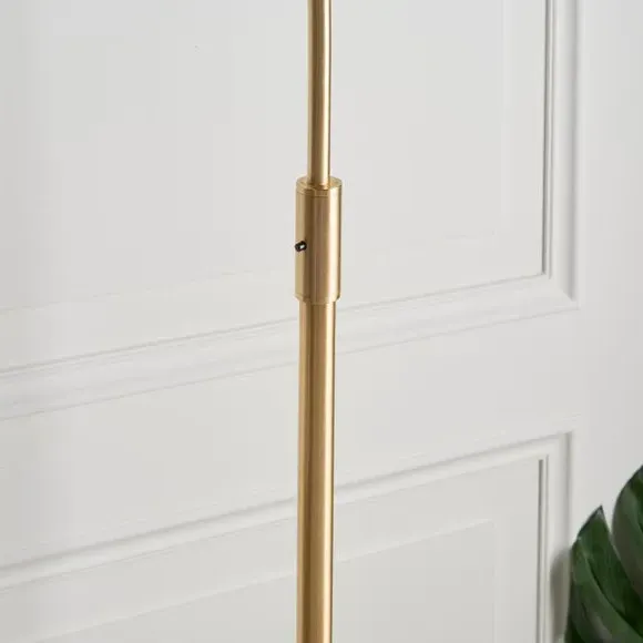Arched Floor Lamp - Gold, Marble